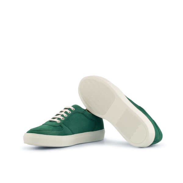  Luxury Handbags by you Green Low Top Trainer, view 3