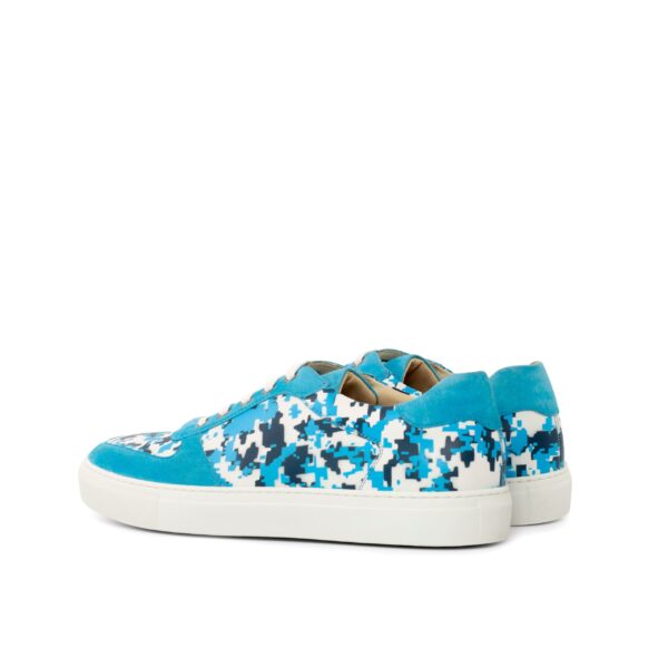  Luxury Handbags by you Blue Low Top Trainer, view 2