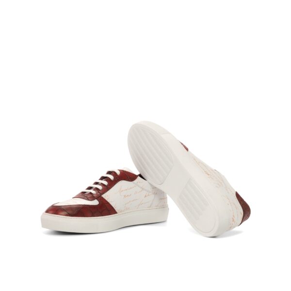  Luxury Handbags by you Red Low Top Trainer, view 3