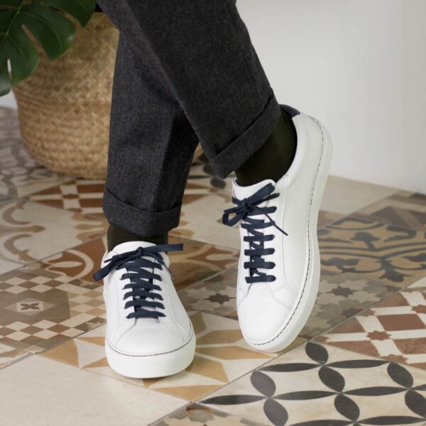  Luxury Handbags by you White Low Top Trainer, view 5