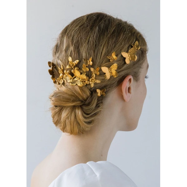 Pippa gold bobby pin set Pippa gold bobby pin set Accessories american designer Luxury Shoes 