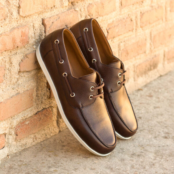  Luxury Handbags by you Brown Mens Boat shoes, view 4