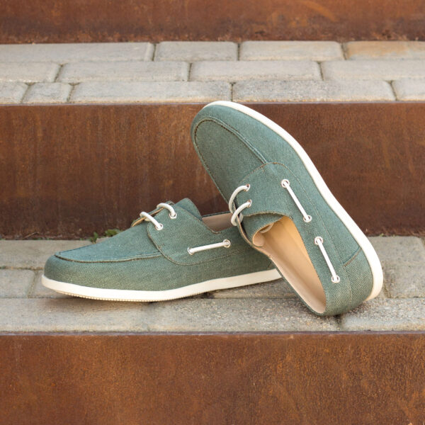  Luxury Handbags by you Green boat shoes, view 4