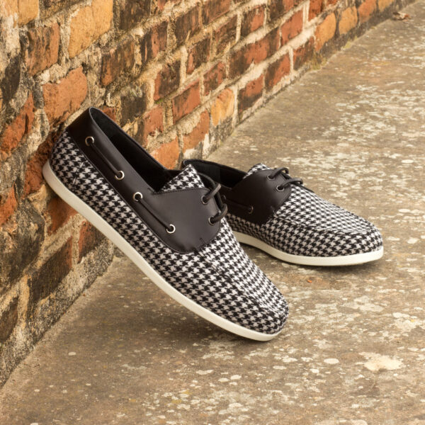  Luxury Handbags by you Black Mens Boat shoes, view 4