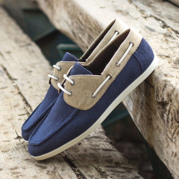  Luxury Handbags by you Blue Mens Boat shoes, view 4