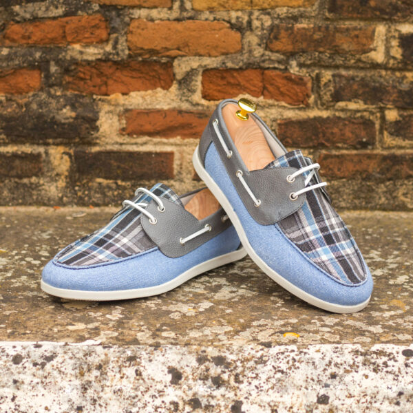  Luxury Handbags by you Blue Mens Boat shoes, view 4