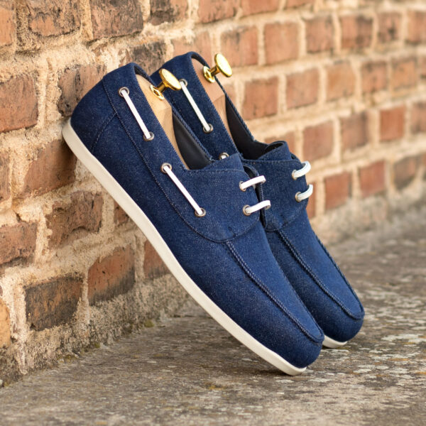  Luxury Handbags by you Blue Mens Boat shoes, view 4