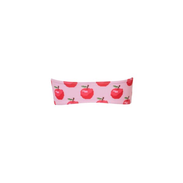 Verdelimon Strapless Bikini Caribe Top Pixel Apples, view 2
