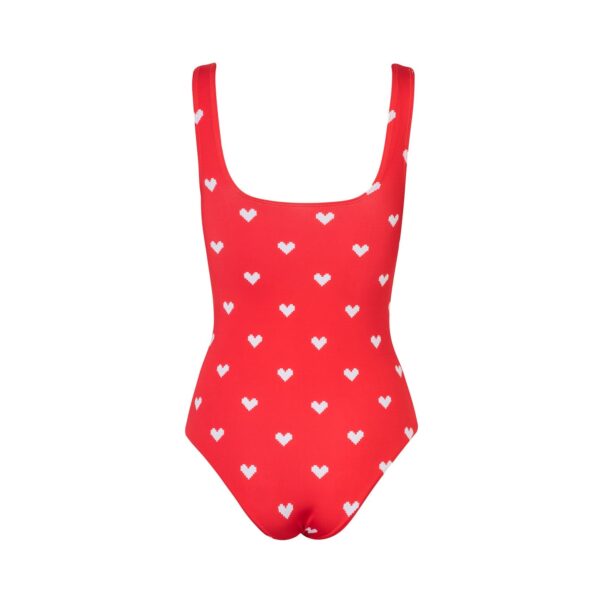 Verdelimon One-piece Filipinas One Piece White Pixel Hearts, view 2