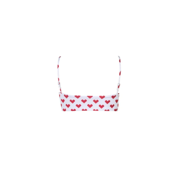 Verdelimon - Top  - Samba - Dreamland - Red Pixel Hearts- Front