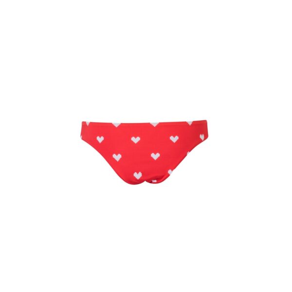 Verdelimon Low waisted bikini Tunas Bottom White Pixel Hearts, view 2