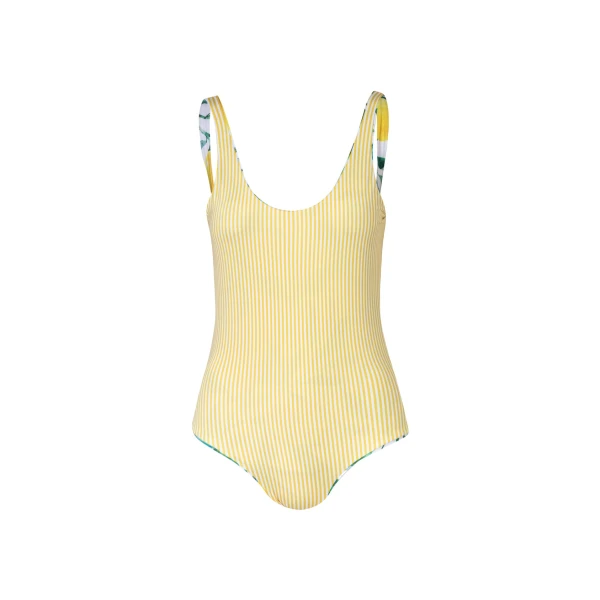 Reversible one piece swimsuit