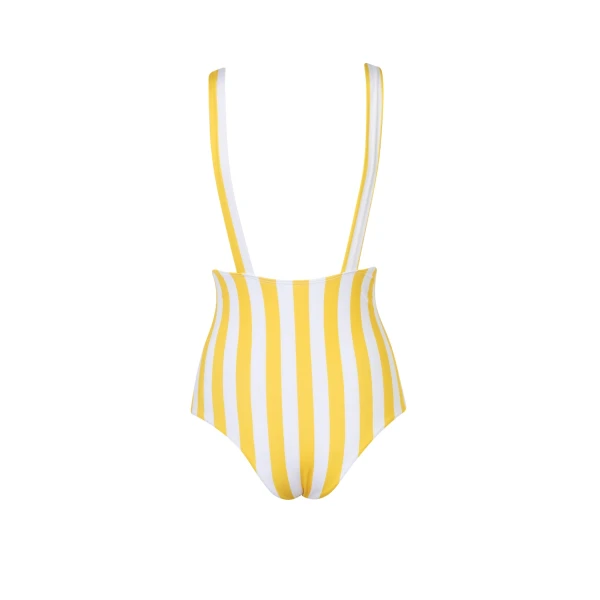 round neckline one piece swimsuit