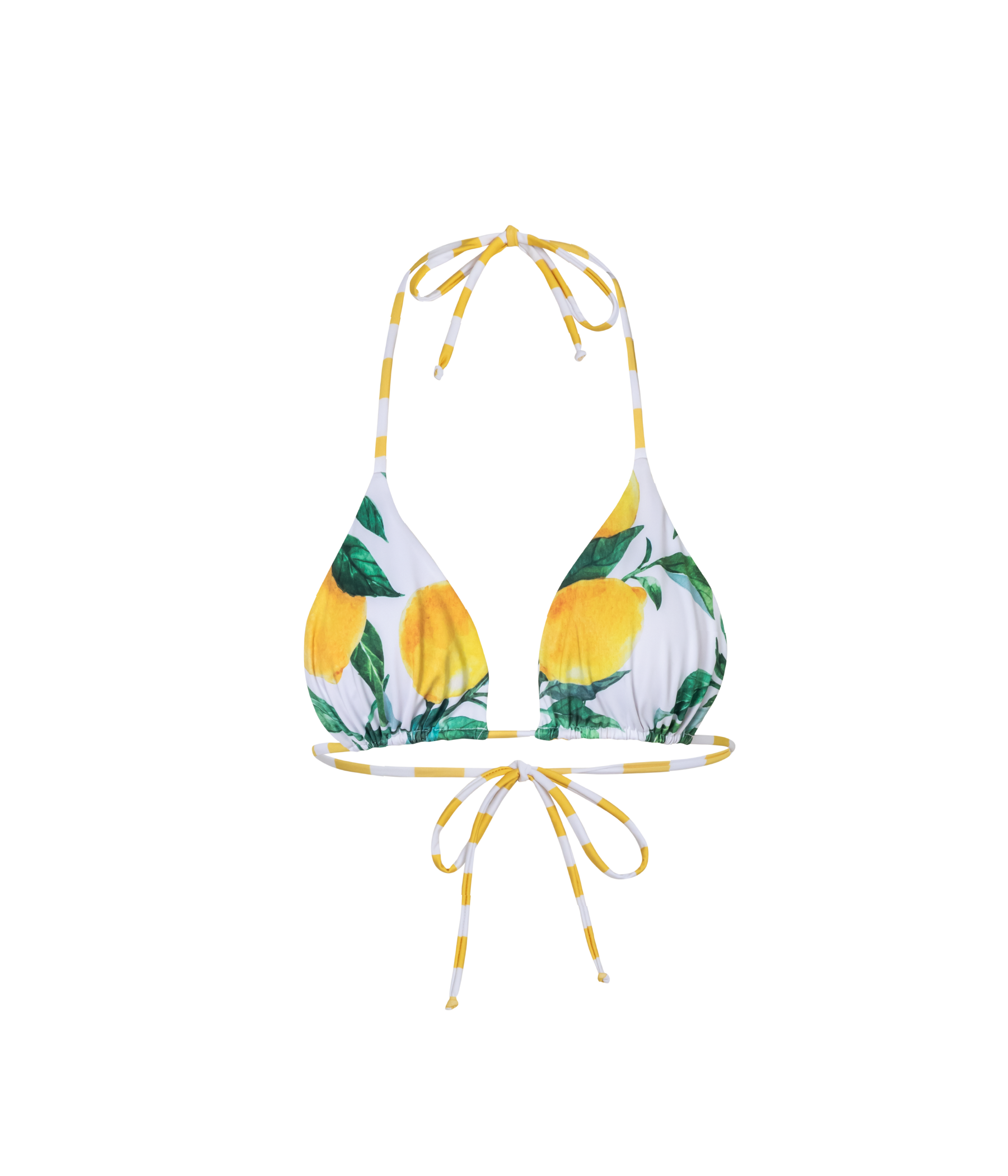 triangle tie bikini top