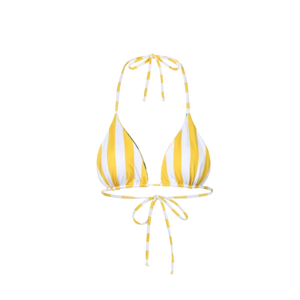 triangle tie bikini top