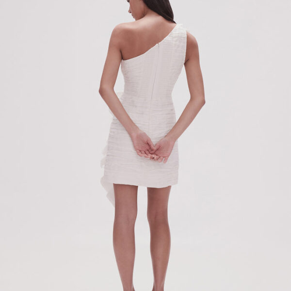 Aje Adelia Ruffle Mini Dress, view 5