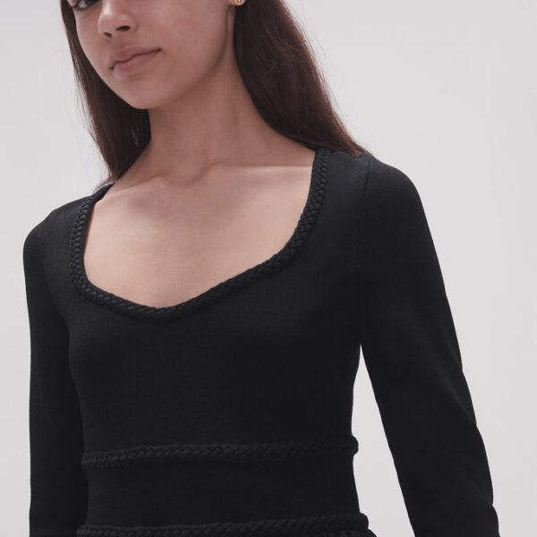 Aje Audrey Knit Midi Dress, view 4