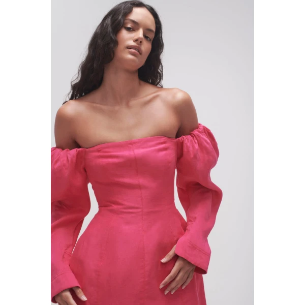 Baret Sleeved Mini Dress