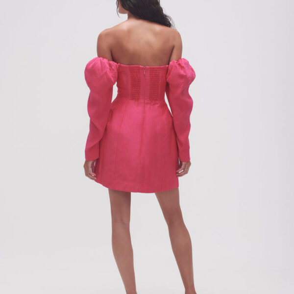 Aje Baret Sleeved Mini Dress, view 5