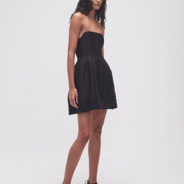 Aje Baret Strapless Mini Dress, view 5