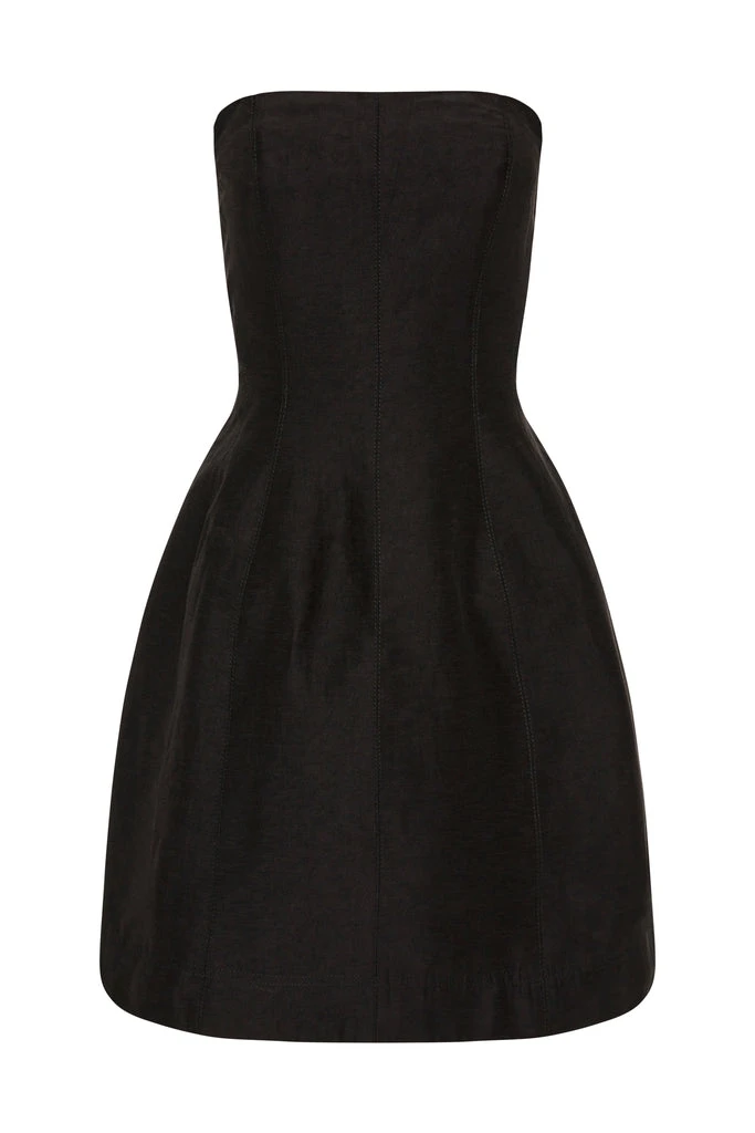 Aje-Baret-Strapless-Mini-Dress Aje Black dress