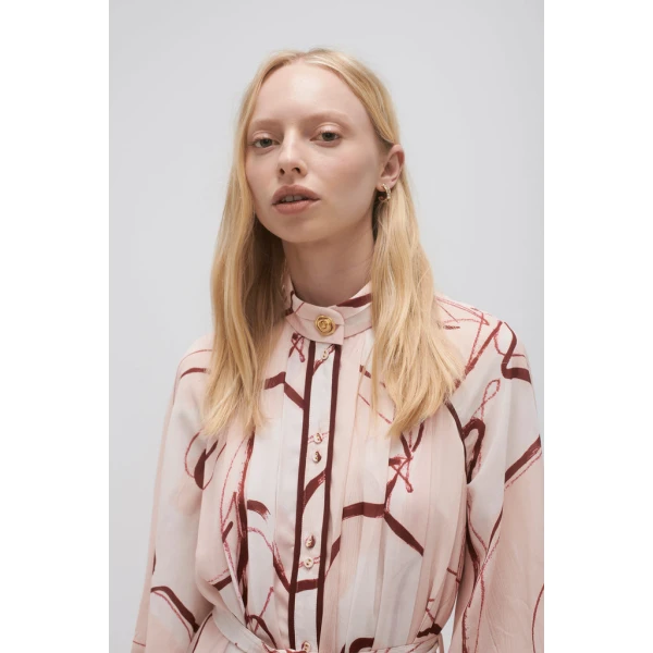 Beatrice Pleated Midi Dress