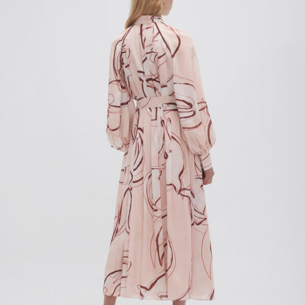 Aje Beatrice Pleated Midi Dress, view 5