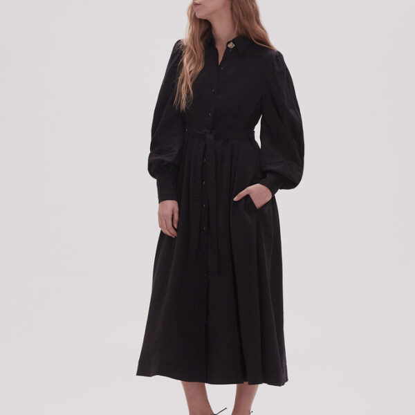 Aje Bonnie Knot Sleeve Midi Dress, view 3