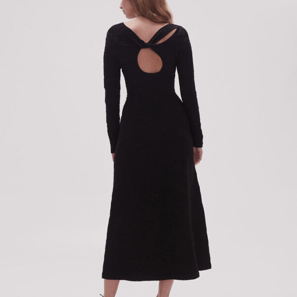 Aje Celeste Twist Knit Midi Dress, view 5