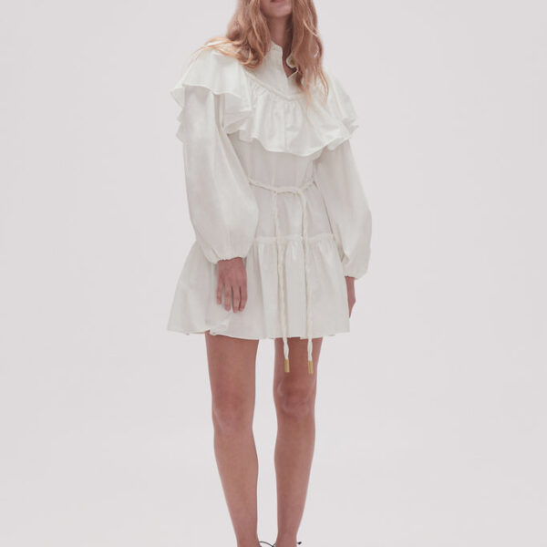Aje Dahlia Flounce Mini Dress, view 2