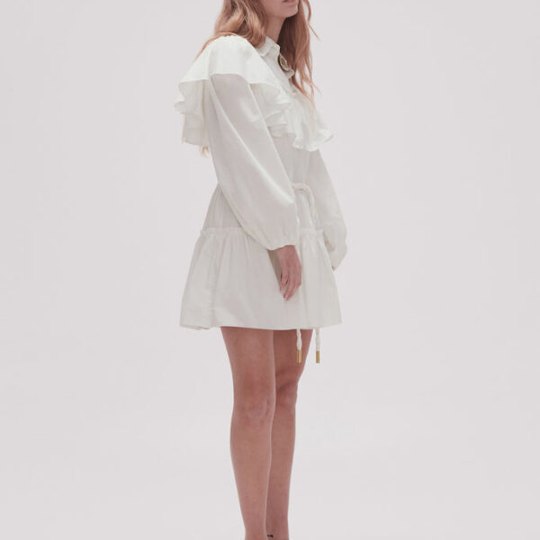 Aje Dahlia Flounce Mini Dress, view 3