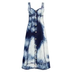 Aje Blue Dress Enigma Denim Midi Dress Clothing Aje Luxury Shoes 
