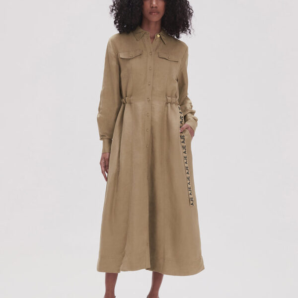 Aje Eternal Logo Midi Dress, view 2