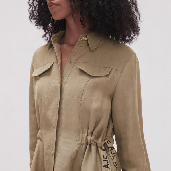 Aje Eternal Logo Mini Dress, view 4