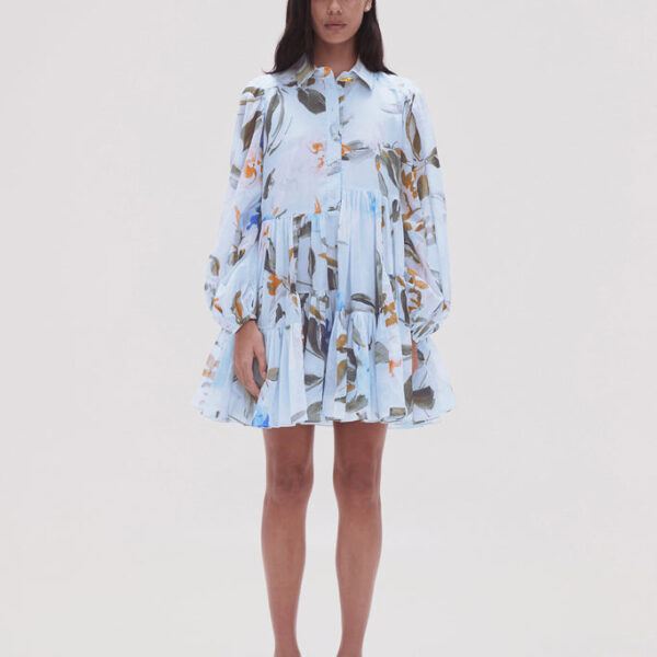 Aje Georgia Smock Mini Dress, view 3