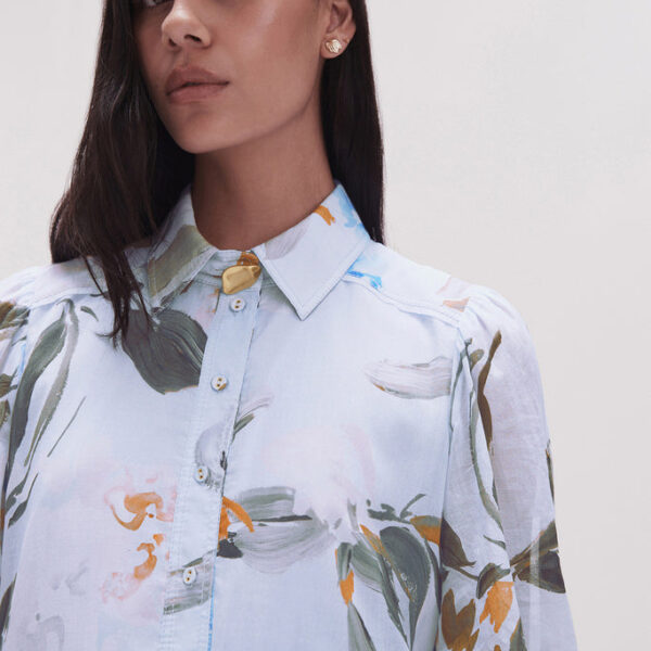 Aje Georgia Smock Mini Dress, view 4