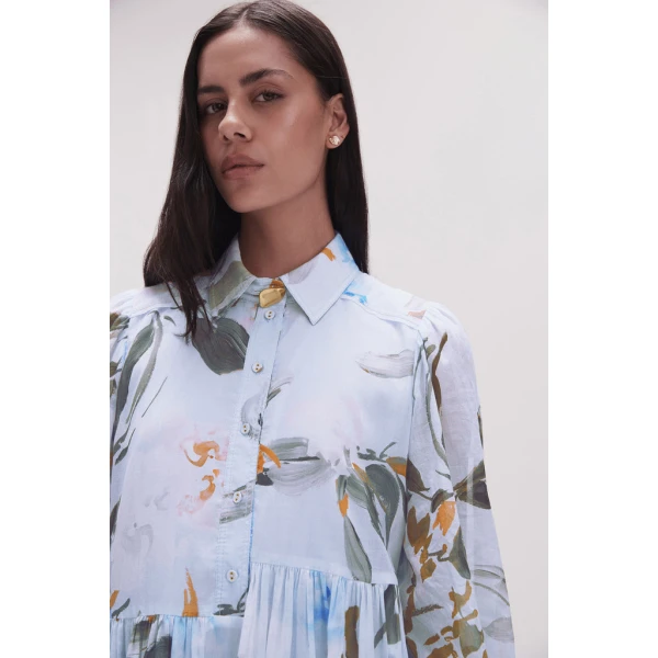 Georgia Smock Mini Dress