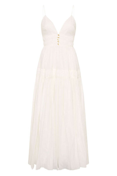Aje Ivory dress