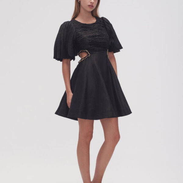 Aje Monica Chain Link Mini Dress, view 3