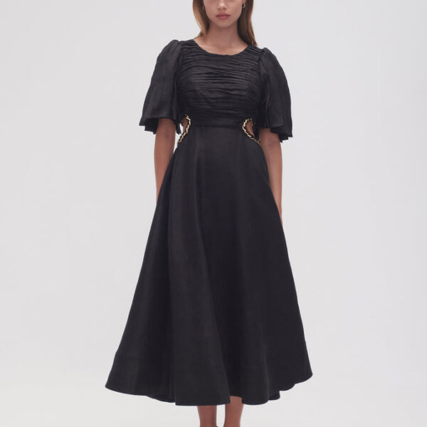 Aje Monica Chainlink Midi Dress, view 2