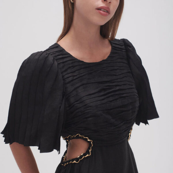 Aje Monica Chainlink Midi Dress, view 4
