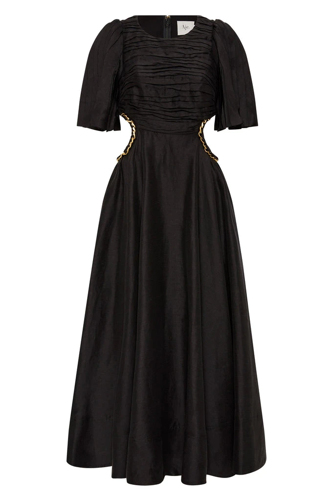 Aje-Monica-Chainlink-Midi-Dress Aje Black dress