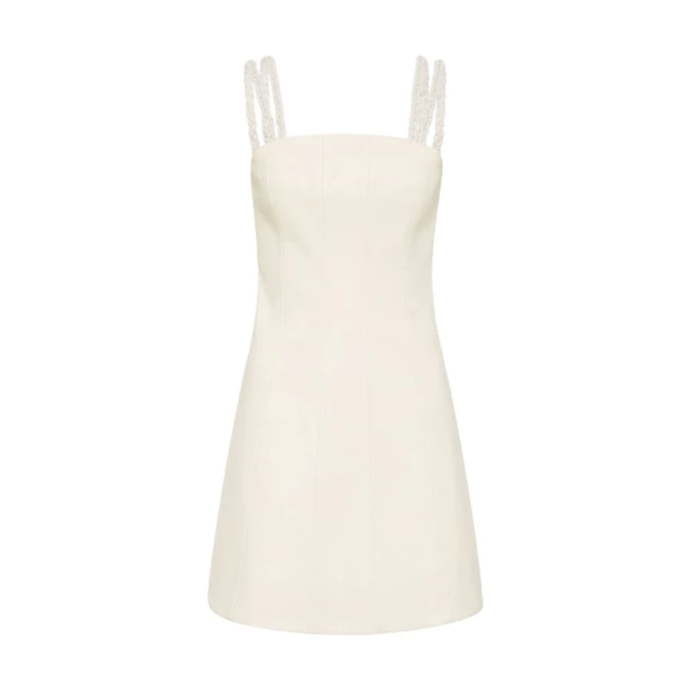 Aje Ivory Dress Osa Braided Mini Dress Clothing Aje Luxury Shoes 