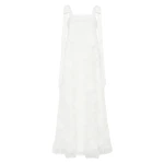 Aje Ivory Dress Ursula Midi Dress Clothing Aje Luxury Shoes Aje Ivory Dress Ursula Midi Dress Clothing Aje Luxury Shoes