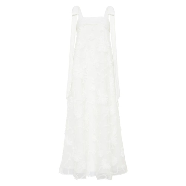 Aje Ivory Dress Ursula Midi Dress Clothing Aje Luxury Shoes 