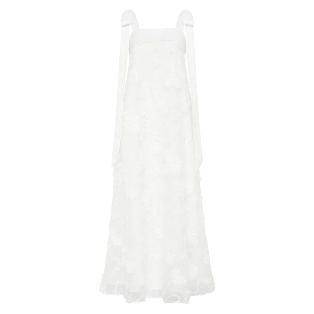 Aje Ivory Dress Ursula Midi Dress Clothing Aje Luxury Shoes Aje Ivory Dress Ursula Midi Dress Clothing Aje Luxury Shoes