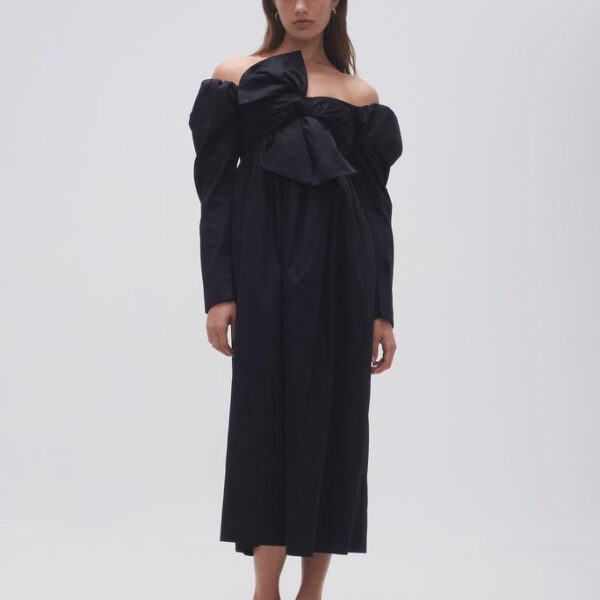 Aje Valentina Bow Midi Dress, view 3