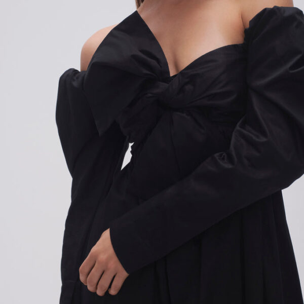 Aje Valentina Bow Midi Dress, view 4