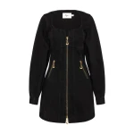 Aje Black Dress Willa Denim Mini Dress Clothing Aje Luxury Shoes Aje Black Dress Willa Denim Mini Dress Clothing Aje Luxury Shoes