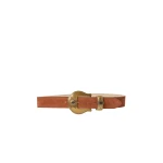 Brown Suede Belt Tori Suede Belt Accessories american designer Luxury Shoes 